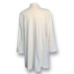 Vintage 80s Cream Collared Wool Car Coat Single Button Classic Minimalist XS Photo 6