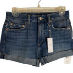 OuterKnown Denim Fillmore Boyfriend Shorts NEW Size 24 boho chic Blue Photo 0