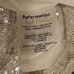 Reformation 💕💕 Talicia Sequin Mock Neck Maxi Dress ~ Silver Sparkle 6 NWT Photo 15