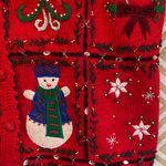 Vintage Studio Festive Red Sweater Vest Size undefined Photo 3