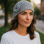 Fratelli Talli Firenze Italy Womens Alpaca 25% Knit Hat Beanie Italia Rose Gray Photo 6