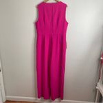 Alex Marie  Jumpsuit Hot Pink Bow Front Wide Leg Size 16 Photo 4
