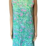 Gillian Valentine Green Pink Cottagecore Fairy Floral Clover Heart Mini Dress Size M Photo 0
