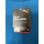 Puma NEW w tags Fleece Long Sleeve Pullover Sweatshirt Blue Size Large NWT Photo 9