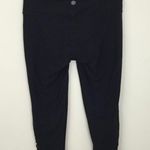 Athleta Black High Waisted Mind Over Mat Capri Cropped Athletic Workout Leggings Photo 5