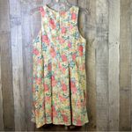 Lush Clothing Lush Size Large Floral Sleeveless Back Zippered Pleated Swing Dress Photo 1