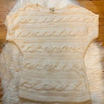EXPRESS Women’s  ivory short sleeve sweater XS Photo 0