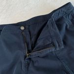 Lane Bryant  Casual Shorts Womens 28 Navy Flat Front Pockets High Waisted Lyocell Photo 9