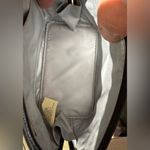 Kate Spade  White Cosmetic Bag with Red and Purple Pepper Design Photo 5