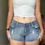 Mudd Vintage Lace Short Shorties Denim Jean Casual Y2K 12 Photo 1