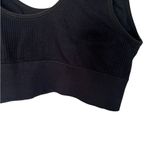 Aerie  Black Ribbed Sports Bra Photo 1