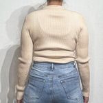 Cider  Beige Ribbed Long Sleeve Bodysuit Sz L NWT Photo 11