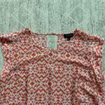 The Limited  Pink and Orange Patterned Top Lightweight Career Office Wear Size S Photo 3