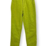 PacSun Corduroy High Waisted Mom Jeans Size XXS Pockets Cotton Lime Green Photo 0