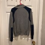 VTG Crossing Pointe Gray‎ Cotton Ribbed Denim Full Zip Bomber Jacket Women's XL Gray Photo 4