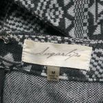 Sugar Lips Womens Sleeveless M Medium Gray Zip Back Dress Photo 5