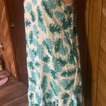 J.Crew Women’s XS Palm Leaf Print Cotton Sleeveless Maxi Dress Photo 5