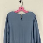 Shinestar  Casual Dress Drop Waist Crew Neck 3/4 Sleeve Womens Medium Blue Photo 7