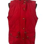 Lauren Ralph Lauren red quilted puffer vest, size Lp Photo 0