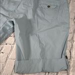 Fresh Produce  Safari Pedal Pushers Bermuda Shorts Bluish Green Pastel Teal sz XL Photo 10