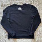 Roberto Cavalli Roberto Cavalli Sport Metallic Logo Pullover Crew Neck Black Sweatshirt- XS Photo 6