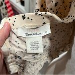 Urban Romantics Cream Ditzy Floral Mermaid Crop Top Tie Front Size Juniors Med Photo 5