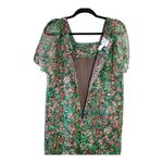 Vintage Liberty House by Tropicana Hawaii Floral Maxi Dress Women’s Size 12 Green Photo 3