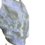 Athleta ‎ Crop Tank Top 1X Blue Gray Stretch Gym Support Plus Size Workout Active Photo 8