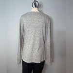 Falls Creek grey sparkle snowflake long sleeve top shirt woman’s 1X Photo 3