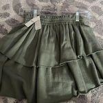 Aerie Olive Green Skirt Photo 0
