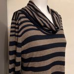 Loft Ann Taylor striped cowl sweater dress Photo 1