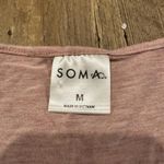 Soma Rayon Blush Pink Basic PJ Tshirt Medium Photo 1