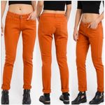 Paige Troy boy coral straight leg jeans Photo 1
