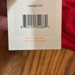 ANDIE  The Havana Bikini Top swimsuit Cherry Red size XS NWT Photo 4