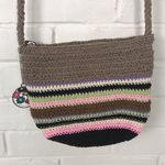 Rosetti  Vintage Woven Knit Crossbody Striped Bag w Charm Photo 12