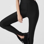 Alo Yoga NEW  Airlift Disco Daze Bodysuit Black One Piece jumpsuit  XXS Gym Dance Photo 0