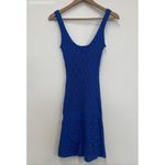 Guess Royal Blue Stretch Knit Sleeveless Pencil Dress - Size S Photo 9