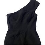 BCBGMAXAZRIA  Black Asymmetrical One-Shoulder Cocktail Dress Photo 2