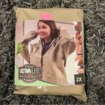 🌸NWT FOGG TOGGS WOMEN’S BEIGE TWO PIECE WATERPROOF SET SIZE 2XL🌸 Tan Photo 2