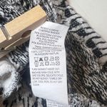 Lucky Brand  Black White Knit Moto Jacket Medium Photo 7