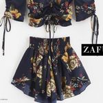 Zaful Short And Crop Top Set Photo 0