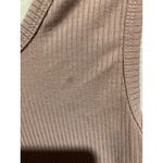 Love, Fire Love Fire Ruched Drawstring Tank Top Ribbed Knit Mauve M/M Casual Summer Photo 7