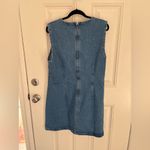 Abercrombie & Fitch  Mila High-Neck Denim Mini Dress Size XL Photo 3