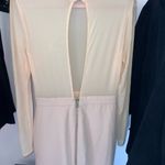 House Of CB Pinky-Peach Long Sleeve Bodycon Dress Sheer Upper Photo 5