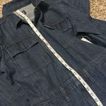 Gap NWT Denim Cargo Jumpsuit Blue Size 6 Photo 8