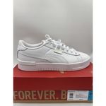 Puma Court Sneaker, White, Women's Casual Low Top Leather Shoes Size 10 Photo 8