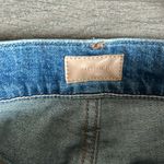 MOTHER Denim  high waisted double hiker skimp jeans in love bombs Photo 3