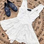 Vanessa Mooney NEW the Elisabeth dress / romper in white Size S Photo 11