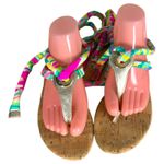 Lilly Pulitzer Harbor Sandals Shady Lady 28737 Size 7.5 Photo 2