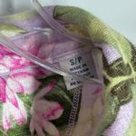 Tommy Bahama women’s floral V neck 100% linen top size small Photo 3